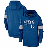 Indianapolis Colts Nike Sideline Team Logo Performance Pullover Hoodie Royal,baseball caps,new era cap wholesale,wholesale hats